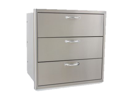 Blaze 30 inch wide triple drawer